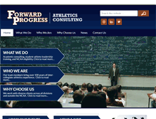 Tablet Screenshot of forwardprogressac.com